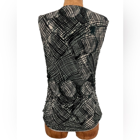 Tahari Cowl Neck Tank Green S NWOT - Picture 4 of 7